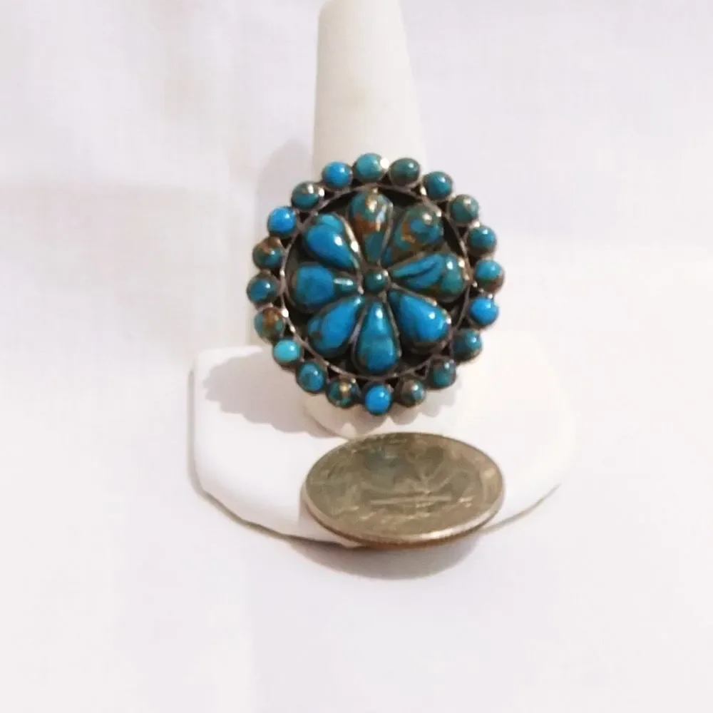 Mojave Blue Turquoise Sterling Silver Ring